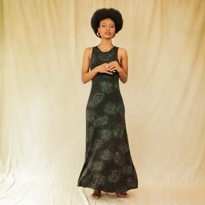 Black Vintage Slip Dress